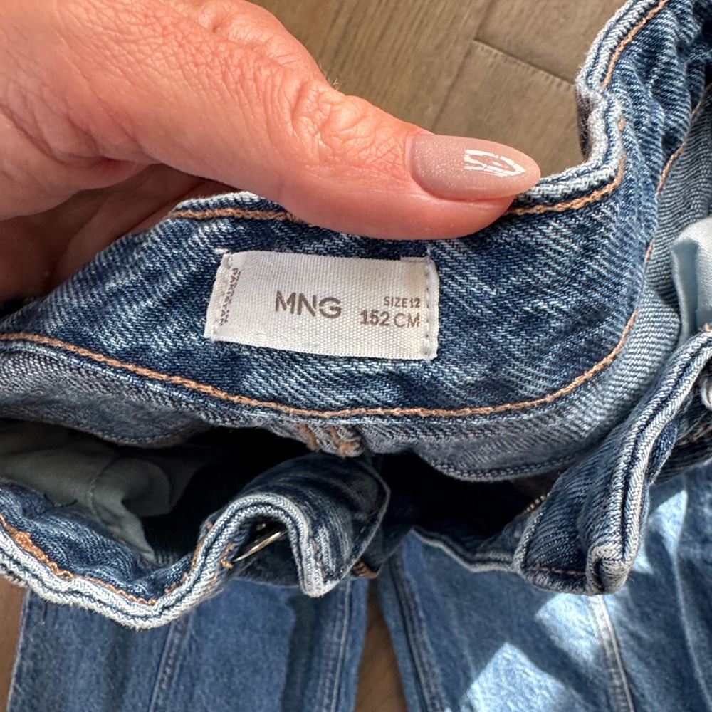 Mango girls JEANS CULOTTE MID-WAIST COMFORT - Picture 5 of 5